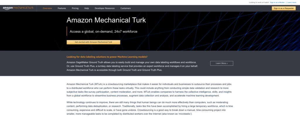 You can make money with Amazon Mechanical Turk by completing small tasks or micro-jobs posted by requesters and earning money for each task completed.