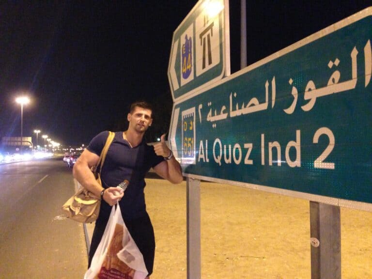 When I arrived in Dubai